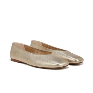 VINCE Leah Ballet Flat in Gold size 6